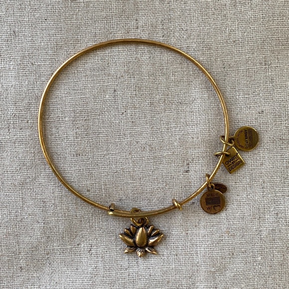 Alex and Ani Lotus Blossom Bangle - Picture 1 of 4
